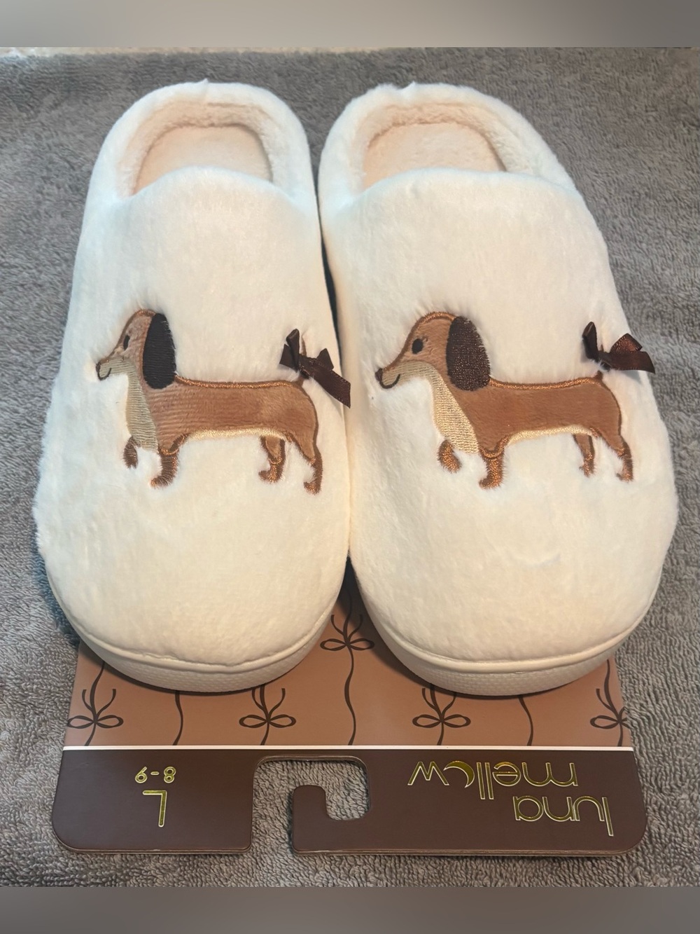 NWT Dachshund Slippers